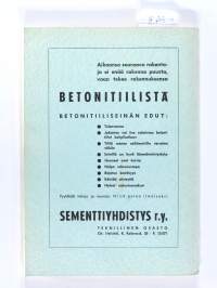 Betonista ja sen käytöstä