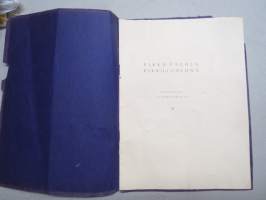 Pikku paloja pikkujouluna - kirjoittanut Luukkos-Kalle (oik. Kaarlo Luukkonen) - kustantamon / kirjapainon henkilökunnan riimikronikka v. 1929 - MKL pikkujoulujuhla