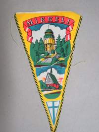 Mikkeli -matkailuviiri / paikkakuntaviiri / souvenier pennant