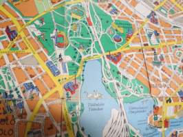 Helsinki piirroskartta - piirrokset Tauno Torpo