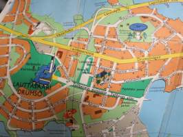 Helsinki piirroskartta - piirrokset Tauno Torpo