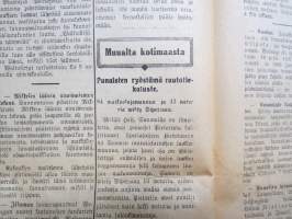 Keskisuomalainen 14.6.1918 -sanomalehti