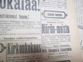 Keskisuomalainen 14.6.1918 -sanomalehti