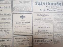 Savo (Kuopio) 14.2.1918 -sanomalehti