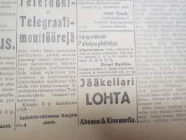 Savo (Kuopio) 6.4.1918 -sanomalehti