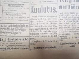Savo (Kuopio) 6.4.1918 -sanomalehti