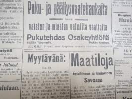 Savo (Kuopio) 18.6.1918 -sanomalehti