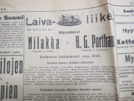 Savo (Kuopio) 25.5.1918 -sanomalehti