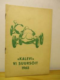 Kalevi VI Suursöit  Tallinnas 9.-10. Oktoobril 1965- Käsiohjelma