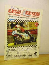 9. Alastaro Road Racing 30.-31.5.1998 Jarno Saarisen muistokilpailu -käsiohjelma - RR race program - Jarno Saarinen Memorial