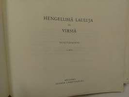 Hengellisiä lauluja ja virsiä nuottipainos v.1970