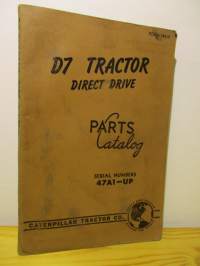 Caterpillar D7 Tractor Direct Drive  47A1-UP parts catalog - varaosaluettelo