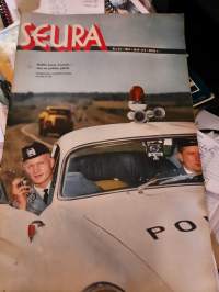 Seura 1963 no 35 (28.8.-3.9.)kaikki autot huomio- taas on poliisin päivä!, Jaakko Tuominen, Erkki Niemelä, uimarantaleijonat