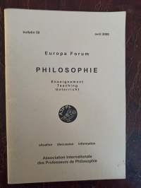 Europa Forum Philosophie. avril 2008
