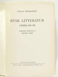 Rysk litteratur under tvåhundra år