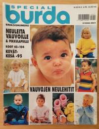 Special burda baby 4/95 -erikoisnumero neuleita vauvoille &amp; pikkulapsille