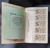 SINGER ompelukoneen osamaksukauppan sopimus vuodelta 1938