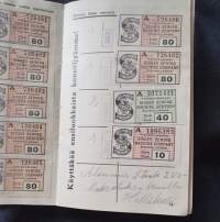 SINGER ompelukoneen osamaksukauppan sopimus vuodelta 1938