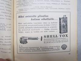 Työväen Kalenteri 1934 (27.), F.E. Sillanpää - Muistelmia &quot;niiltä&quot; (kapina-)-ajoilta, Margariini, valmistus, K Kautsky - Parhaimmiston hävittäminen, Naisten työkodit