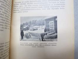 Työväen Kalenteri 1934 (27.), F.E. Sillanpää - Muistelmia &quot;niiltä&quot; (kapina-)-ajoilta, Margariini, valmistus, K Kautsky - Parhaimmiston hävittäminen, Naisten työkodit