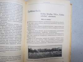 Työväen Kalenteri 1934 (27.), F.E. Sillanpää - Muistelmia &quot;niiltä&quot; (kapina-)-ajoilta, Margariini, valmistus, K Kautsky - Parhaimmiston hävittäminen, Naisten työkodit
