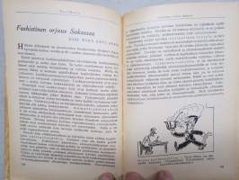 Työväen Kalenteri 1934 (27.), F.E. Sillanpää - Muistelmia &quot;niiltä&quot; (kapina-)-ajoilta, Margariini, valmistus, K Kautsky - Parhaimmiston hävittäminen, Naisten työkodit