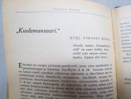 Työväen Kalenteri 1934 (27.), F.E. Sillanpää - Muistelmia &quot;niiltä&quot; (kapina-)-ajoilta, Margariini, valmistus, K Kautsky - Parhaimmiston hävittäminen, Naisten työkodit