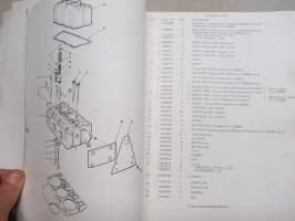 Fiat-Allis 745-B Wheel Loader Parts Catalogue serial nr 94A02901 up -pyöräkuormaaja, varaosaluettelo