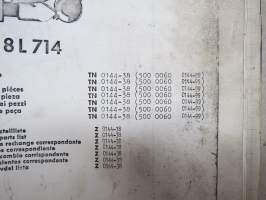 Deutz F8L 714 Ersatzteilliste / Spare Parts Catalogue (Copy) -varaosaluettelo, kopio