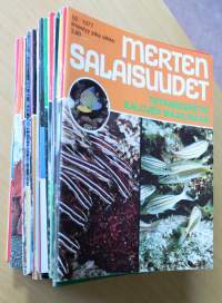 Merten salaisuudet 1977 -  Vuosikerta,  numerot 1-50. Kapteeni Cousteaun mukana maailman merillä ja merten syvyyksissä
