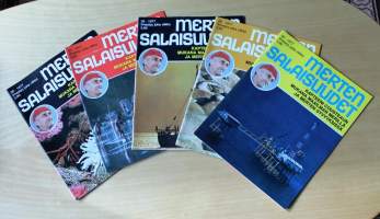 Merten salaisuudet 1977 -  Vuosikerta,  numerot 1-50. Kapteeni Cousteaun mukana maailman merillä ja merten syvyyksissä