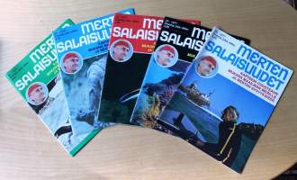 Merten salaisuudet 1977 -  Vuosikerta,  numerot 1-50. Kapteeni Cousteaun mukana maailman merillä ja merten syvyyksissä