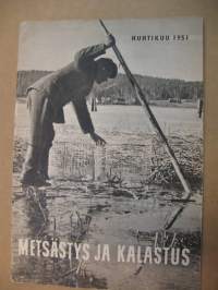 Metsästys ja kalastus 1951 Huhtikuu