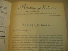 Metsästys ja kalastus 1952 Huhtikuu