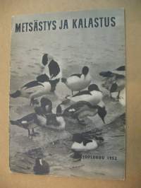 Metsästys ja kalastus 1952 Joulukuu