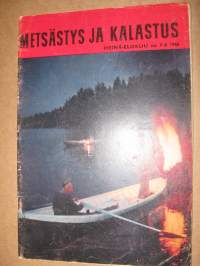 Metsästys ja kalastus 1966 Heinä-elokuu