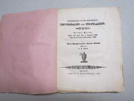 Kejserlige Wasa Hof-Rätts Universaler och Circulairer, Trede Delen 1820-1839 (C.G. Wolffs Boktryckeri, Wasa)