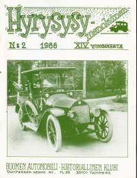 Hyrysysy-Menolainen 1988 N:o 2. XIV vuosikerta. Suomen Automobiili-historiallinen Klubi, Tampere.