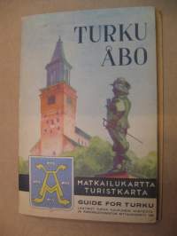 Turku matkailukartta, 1950