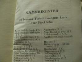 Svenska turistföreningens karta 1 - Stockholm