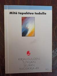 Mirä tapahtuu todelle. Kirjallisuudentutkijain seuran vuosikerta 49