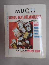 Muoti ja kauneus 1990 nr 1 -muotilehti -mukana kaava-arkki / fashion magazine