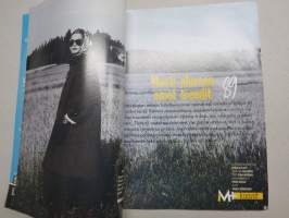 Muoti ja kauneus 1989 nr 7 -muotilehti -mukana kaava-arkki / fashion magazine