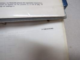 Fiat 850 Sport Catalogo di Parti di Ricambio - Spare Parts Catalog -varaosaluettelo