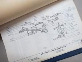 Fiat 850 Sport Catalogo di Parti di Ricambio - Spare Parts Catalog -varaosaluettelo