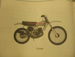 Honda CR 125 M2 Parts list varaosaluettelo