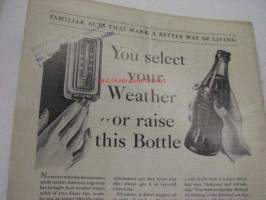 Financial World 20.11.1940 -talouslehti, Coca-Cola mainos takakannessa