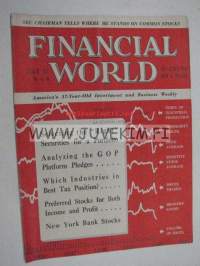 Financial World 17.4.1940 -talouslehti, US Army mainos takakannessa