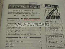 Financial World 17.4.1940 -talouslehti, US Army mainos takakannessa