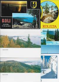 Koli 8 eril  erä -postikortti   - paikkakuntapostikortti